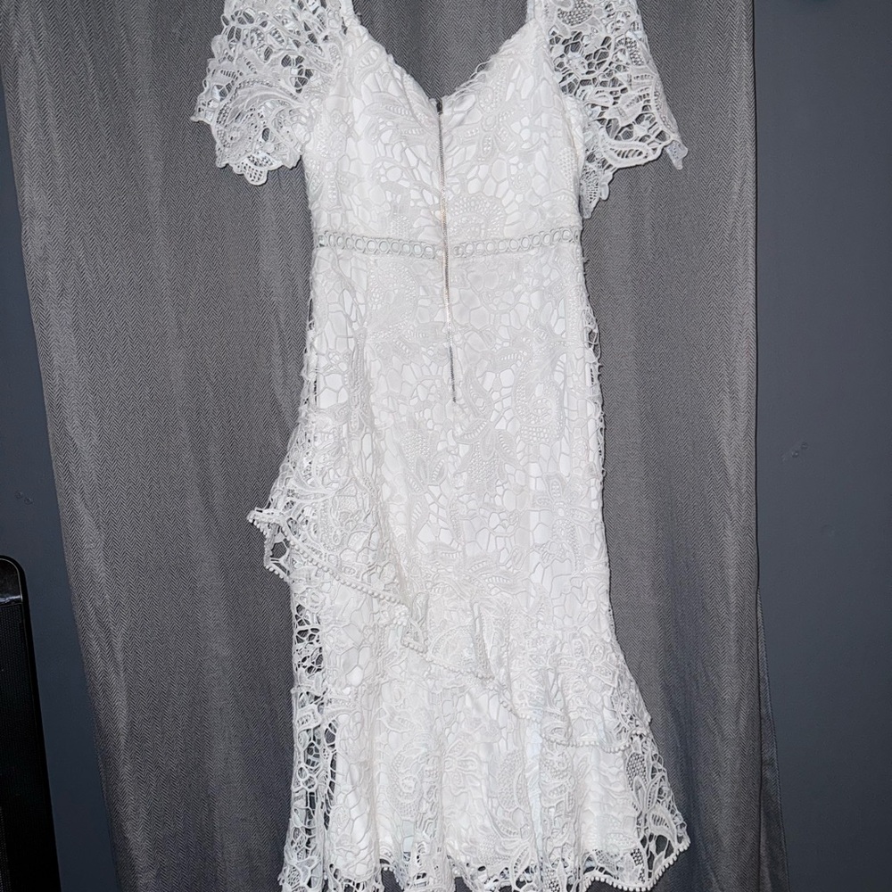 White dress.